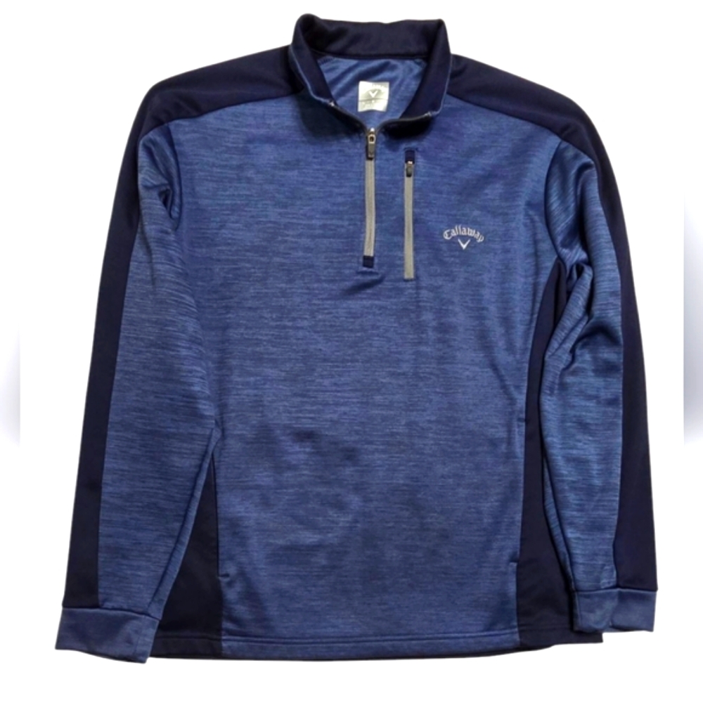 Callaway Blue Quarter-Zip Pullover